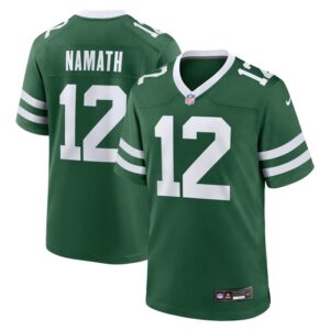 Joe Namath New York Jets Nike Game Jersey - Legacy Green- 49Native
