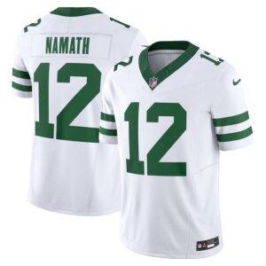 Joe Namath New York Jets Nike Vapor F.U.S.E. Limited Jersey  - Legacy White- 49Native