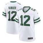 Joe Namath New York Jets Nike Legacy Retired Player Game Jersey - White- 49Native