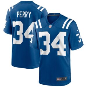Joe Perry Indianapolis Colts Nike Game Retired Player Jersey - Royal- 49Native