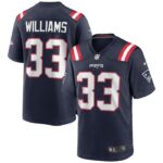 Joejuan Williams New England Patriots Nike Game Jersey - Navy- 49Native