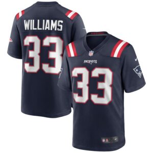 Joejuan Williams New England Patriots Nike Game Jersey - Navy- 49Native