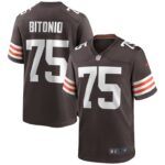Joel Bitonio Cleveland Browns Nike Game Jersey - Brown- 49Native