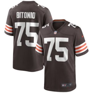 Joel Bitonio Cleveland Browns Nike Game Jersey - Brown- 49Native