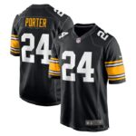 Joey Porter Jr. Pittsburgh Steelers Nike Alternate Game Jersey - Black- 49Native