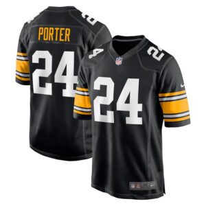 Joey Porter Jr. Pittsburgh Steelers Nike Alternate Game Jersey - Black- 49Native