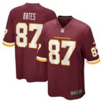 John Bates Washington Football Team Nike Game Jersey - Burgundy- 49Native
