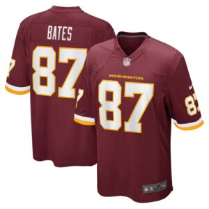 John Bates Washington Football Team Nike Game Jersey - Burgundy- 49Native