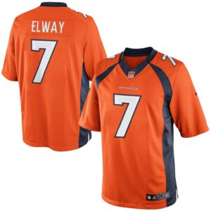 John Elway Denver Broncos Nike Retired Player Limited Jersey - Orange- 49Native