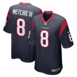 John Metchie III Houston Texans Nike Game Player Jersey - Navy- 49Native