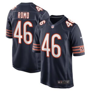 John Parker Romo Chicago Bears Nike Team Game Jersey -  Navy- 49Native
