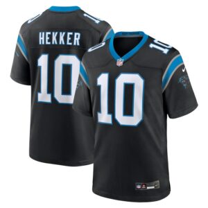 Johnny Hekker Carolina Panthers Nike Team Game Jersey - Black- 49Native