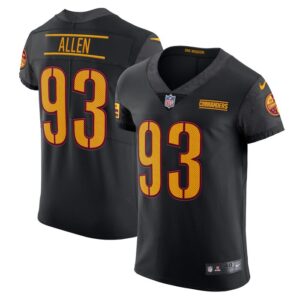 Jonathan Allen Washington Commanders Nike Alternate Vapor Elite Jersey - Black- 49Native