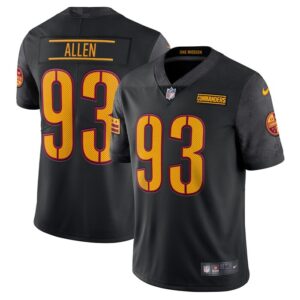 Jonathan Allen Washington Commanders Nike Alternate Vapor Limited Jersey - Black- 49Native