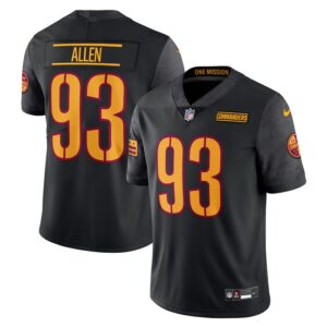 Jonathan Allen Washington Commanders Nike Alternate Vapor Untouchable Limited Jersey - Black- 49Native