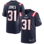 Jonathan Jones New England Patriots Nike Game Jersey - Navy- 49Native