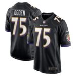 Jonathan Ogden Baltimore Ravens Nike Retired Player Jersey - Black- 49Native