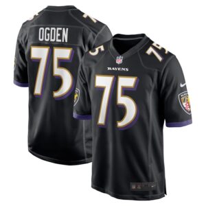 Jonathan Ogden Baltimore Ravens Nike Retired Player Jersey - Black- 49Native