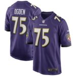 Jonathan Ogden Baltimore Ravens Nike Game Retired Player Jersey - Purple- 49Native