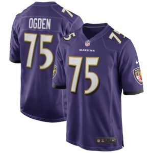 Jonathan Ogden Baltimore Ravens Nike Game Retired Player Jersey - Purple- 49Native