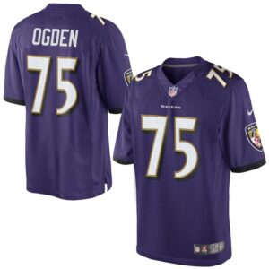 Jonathan Ogden Baltimore Ravens Nike Retired Player Limited Jersey - Purple- 49Native