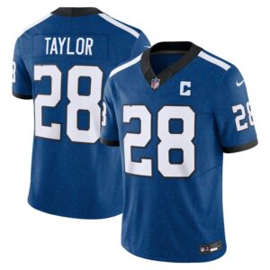 Jonathan Taylor Indianapolis Colts Nike Vapor F.U.S.E. Limited Jersey - Blue- 49Native