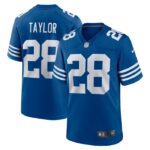 Men's Nike Jonathan Taylor Royal Indianapolis Colts Alternate Game Jersey- 49Native