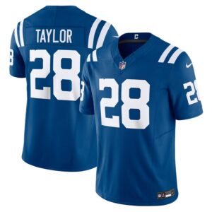 Jonathan Taylor Indianapolis Colts Nike Vapor F.U.S.E. Limited Jersey - Royal- 49Native