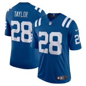 Jonathan Taylor Indianapolis Colts Nike Vapor Limited Jersey - Royal- 49Native