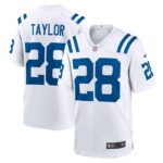 Jonathan Taylor Indianapolis Colts Nike Player Game Jersey - White- 49Native