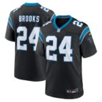 Jonathon Brooks Carolina Panthers Nike 2024 NFL Draft Game Jersey - Black- 49Native