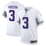 Jordan Addison Minnesota Vikings Nike Alternate Legend Player Jersey - White- 49Native