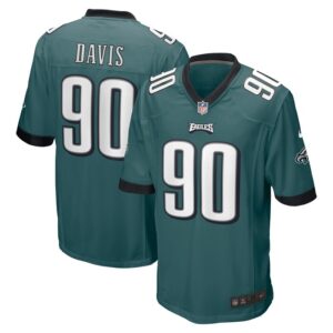 Jordan Davis Philadelphia Eagles Nike Player Game Jersey - Green- 49Native