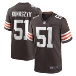 Jordan Kunaszyk Cleveland Browns Nike Game Player Jersey - Brown- 49Native
