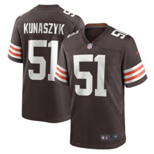 Jordan Kunaszyk Cleveland Browns Nike Game Player Jersey - Brown- 49Native
