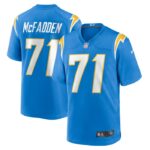 Jordan McFadden Los Angeles Chargers Nike Team Game Jersey - Powder Blue- 49Native