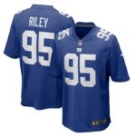 Jordon Riley New York Giants Nike Team Game Jersey -  Royal- 49Native