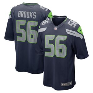 Jordyn Brooks Seattle Seahawks Nike Player Game Jersey - College Navy- 49Native