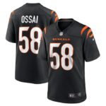 Joseph Ossai Cincinnati Bengals Nike Game Jersey - Black- 49Native