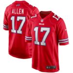 Josh Allen Buffalo Bills Nike Alternate Game Player Jersey - Red- 49Native