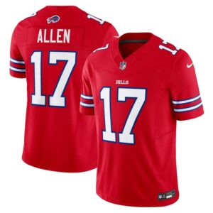 Josh Allen Buffalo Bills Nike Vapor F.U.S.E. Limited Jersey - Red- 49Native