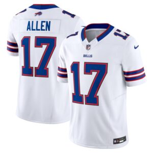 Josh Allen Buffalo Bills Nike Vapor F.U.S.E. Limited Jersey - White- 49Native