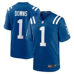 Josh Downs Indianapolis Colts Nike Team Game Jersey -  Royal- 49Native