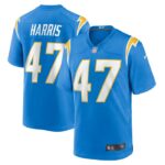 Josh Harris Los Angeles Chargers Nike Game Jersey - Powder Blue- 49Native