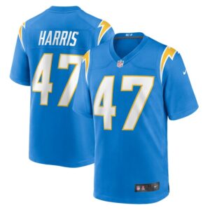 Josh Harris Los Angeles Chargers Nike Game Jersey - Powder Blue- 49Native