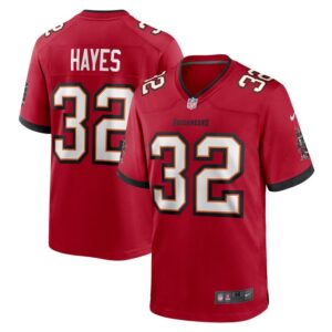 Josh Hayes Tampa Bay Buccaneers Nike  Game Jersey -  Red- 49Native
