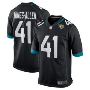 Josh Hines-Allen Jacksonville Jaguars Nike Alternate Player Game Jersey - Black- 49Native