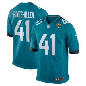 Josh Hines-Allen Jacksonville Jaguars Nike Player Game Jersey - Teal- 49Native