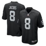 Josh Jacobs Las Vegas Raiders Nike Game Player Jersey - Black- 49Native