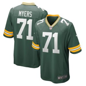 Josh Myers Green Bay Packers Nike Game Jersey - Green- 49Native